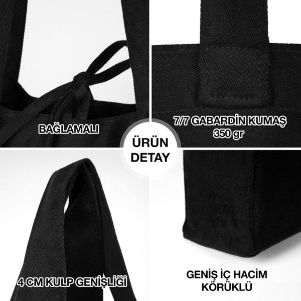 Medium City Soft Fabric Case - Black - 35x30x10 cm