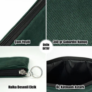 Ipad Portfolio Purse Pine Green (30x21 cm) With Base