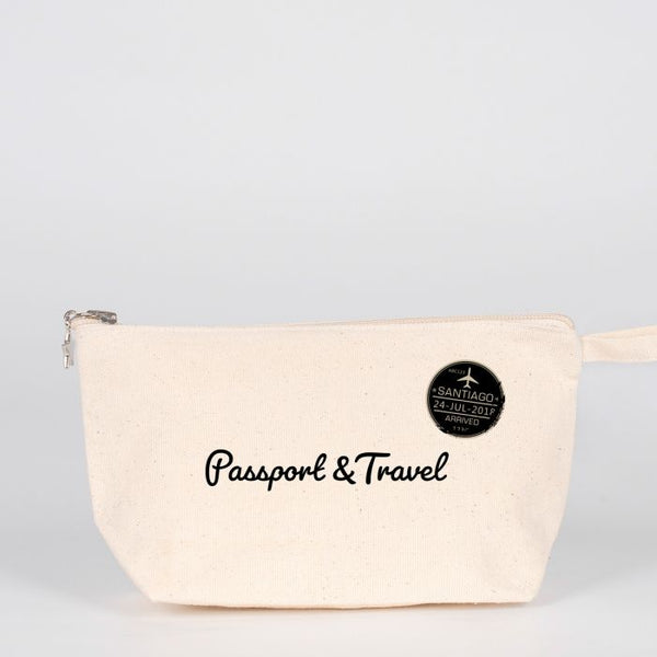 Personalized Canvas Clutch Bag – 10" x 6" x 2"