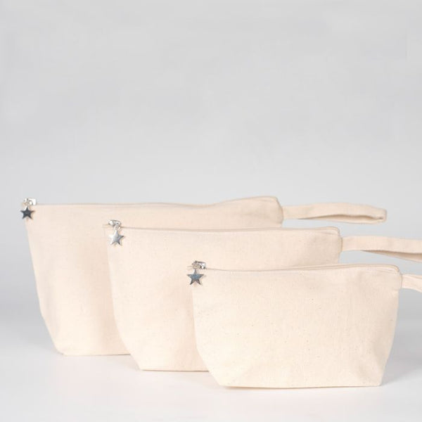 Personalized Canvas Clutch -  12" x 7" x 3"