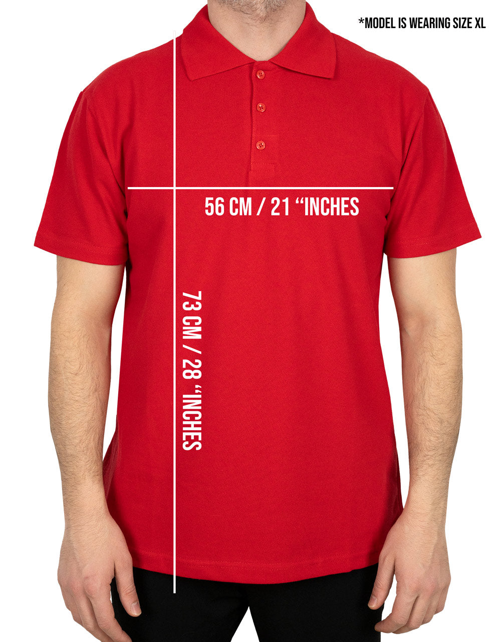 Polo Collar T-Shirt Red