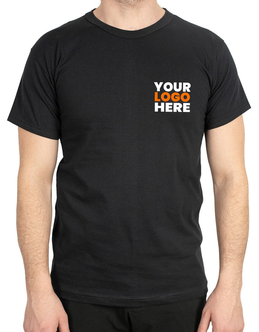 Print Promotional T-shirt Black Color