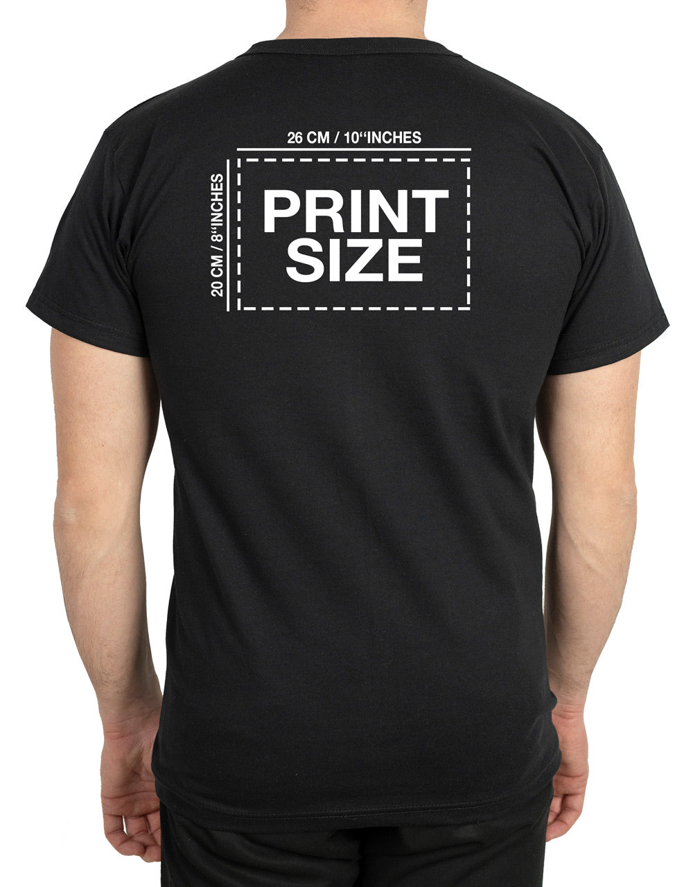 Print Promotional T-shirt Black Color