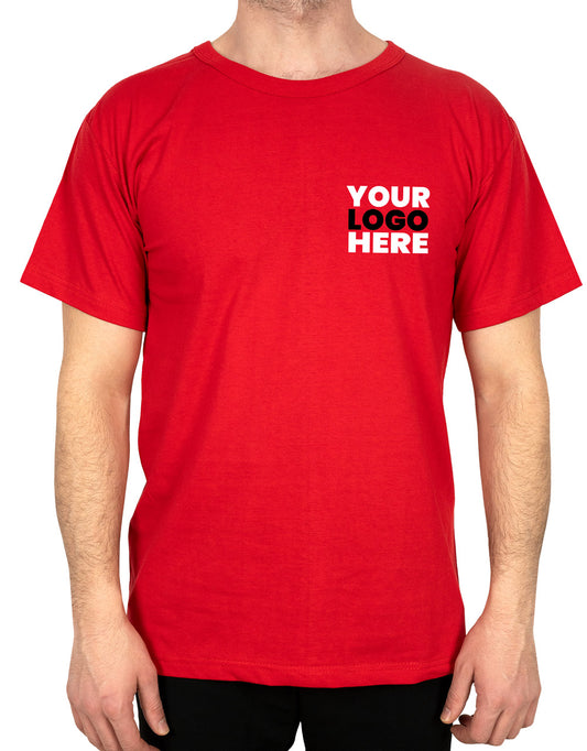 Print Promotional T-shirt Red Color