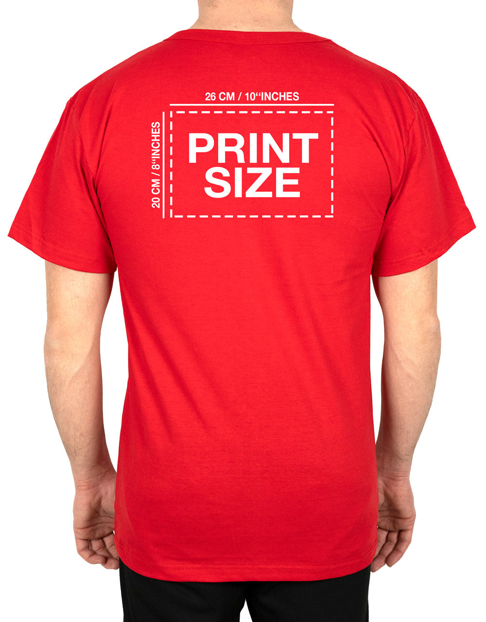 Print Promotional T-shirt Red Color