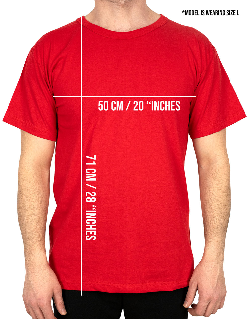 Print Promotional T-shirt Red Color