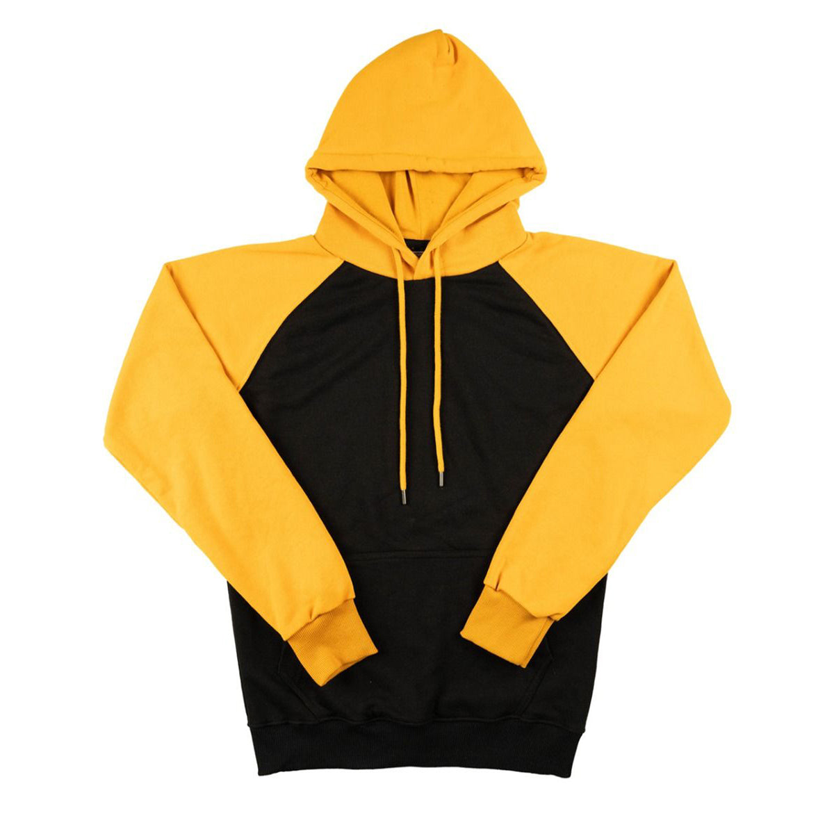 Sweatshirt Mustard with Reglan Arm Hoodie - 3 Thread, No Chardonnay