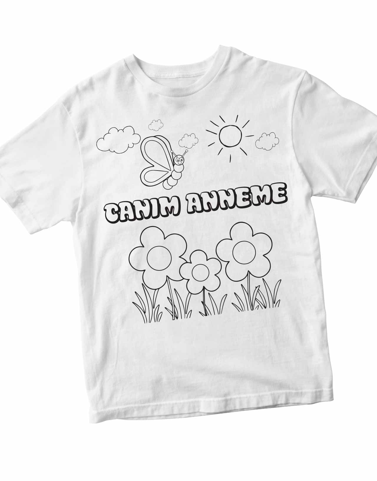 Mother's Day T-shirt Coloring Kit