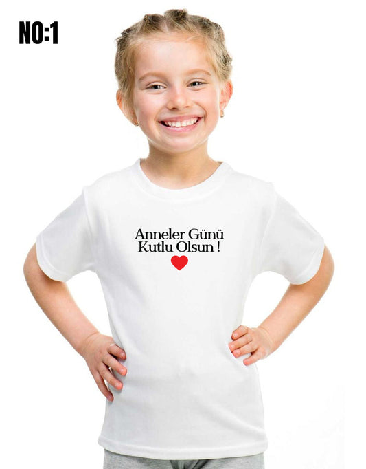 Mother's Day Print Promotion T-shirt - White