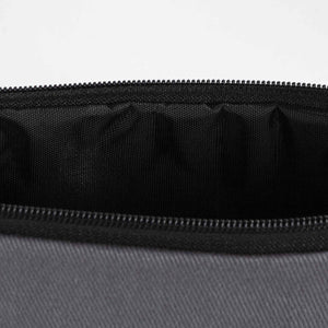 Anthracite Cotton Zippered Clutch Pouch – 12" × 8" (30 × 21 cm) – 10 oz Fabric - Pamusan.com