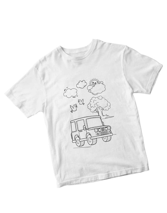 Paintable T-Shirt Car