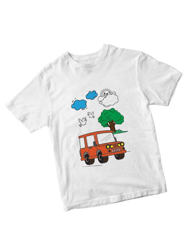 Paintable T-Shirt Car