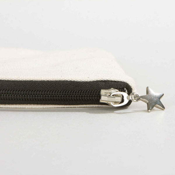 Blank Canvas Clutch Bag with Lining – 10"x7" Cotton Clutch Purse