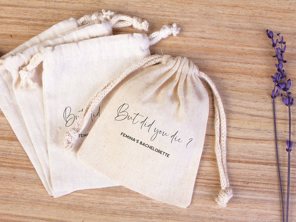 Bachelorette Party, Survival Kits, Hangover Kits, Custom Handmade Hangover Pouch Bag, Organic And Eco Friendly - Pamusan.com