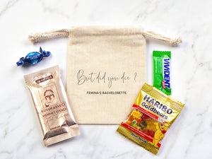 Bachelorette Party, Survival Kits, Hangover Kits, Custom Handmade Hangover Pouch Bag, Organic And Eco Friendly - Pamusan.com