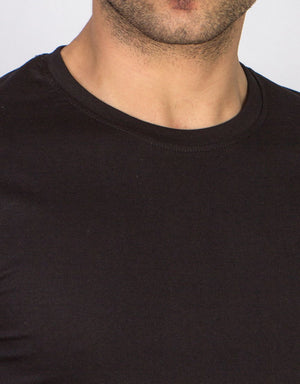 Basic T-shirt Black Color 1.0 Quality - Pamusan.com