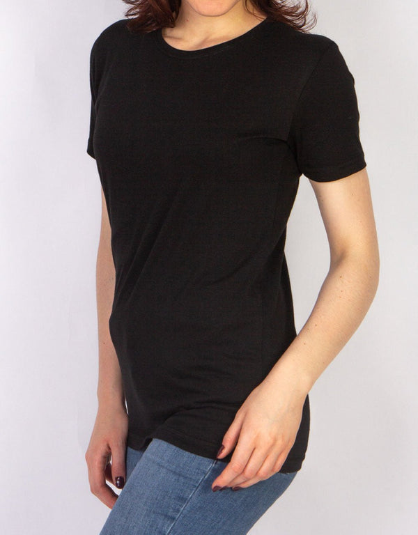 Basic T-shirt Black Color 1.0 Quality - Pamusan.com