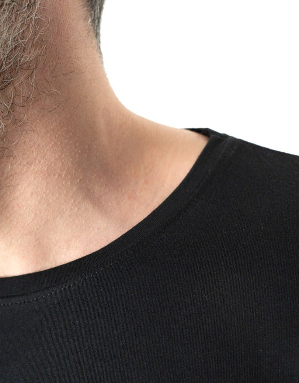 Basic T-shirt Black - Print - Pamusan.com