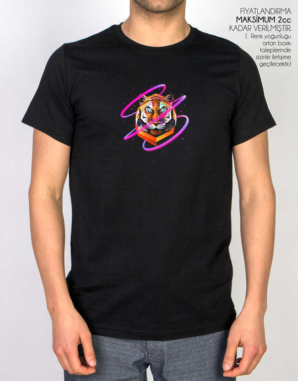 Basic T-shirt Black - Print - Pamusan.com