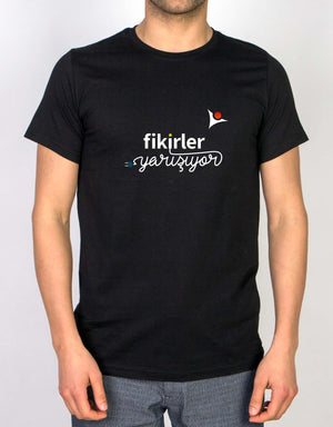 Basic T-shirt Black - Print - Pamusan.com