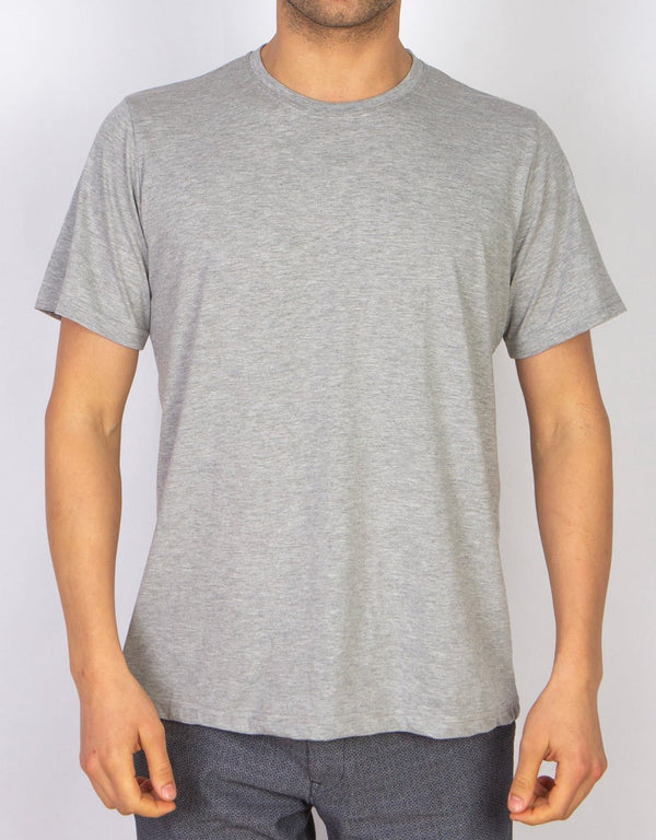 Basic T-shirt Gray Color 1.0 Quality - Pamusan.com