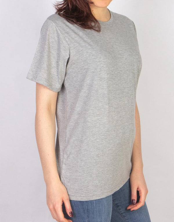 Basic T-shirt Gray Color 1.0 Quality - Pamusan.com