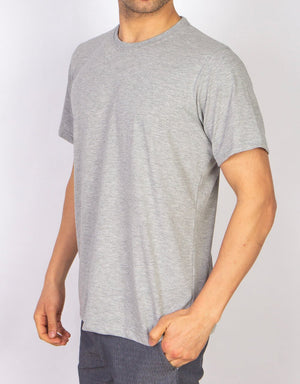 Basic T-shirt Gray Color 1.0 Quality - Pamusan.com