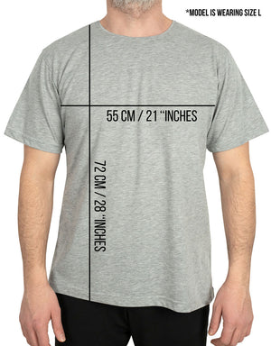 Basic T-shirt Gray - Print - Pamusan.com