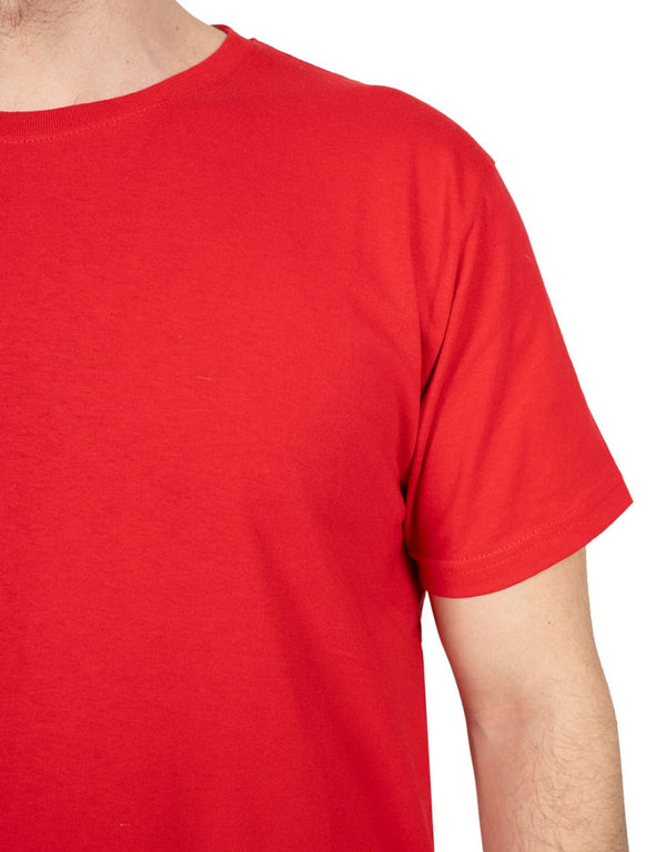 Basic T-shirt Red - Print