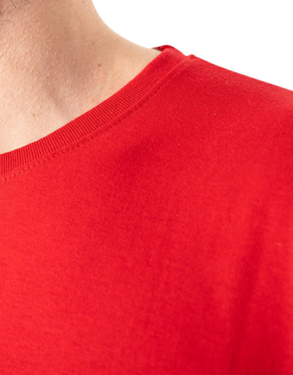 Basic T-shirt Red - Print