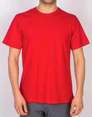 Basic T-shirt Red Color 1.0 Quality - Pamusan.com