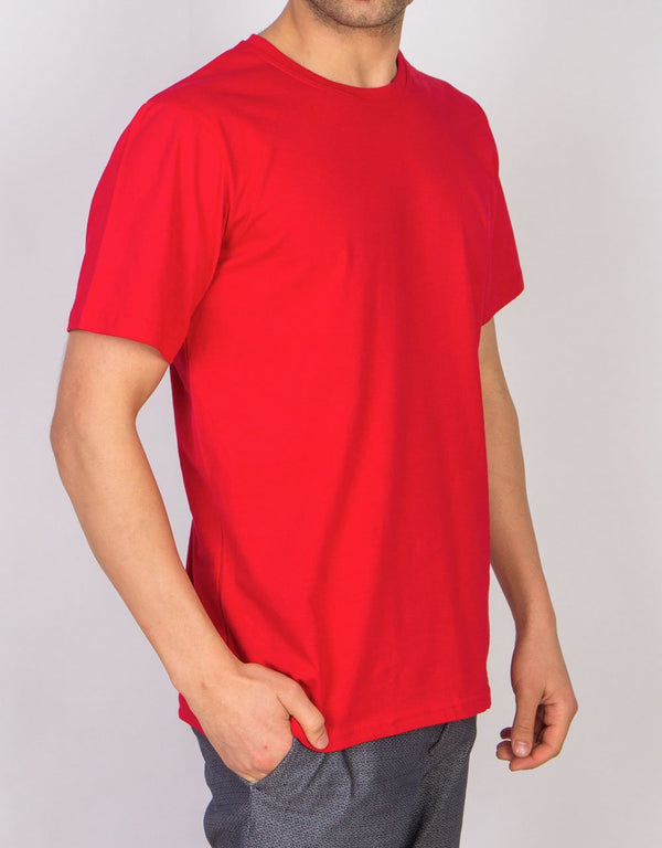 Basic T-shirt Red Color 1.0 Quality - Pamusan.com