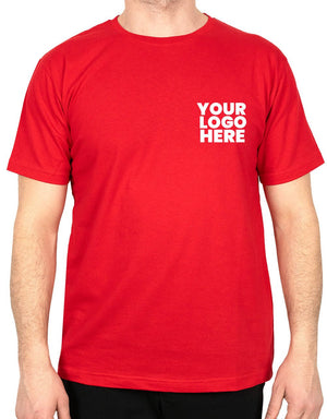 Basic T-shirt Red - Print - Pamusan.com