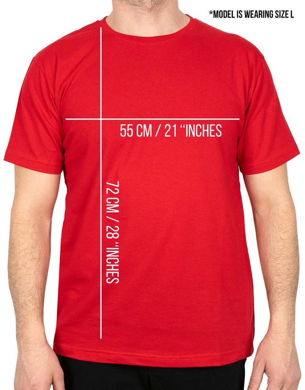 Basic T-shirt Red - Print - Pamusan.com
