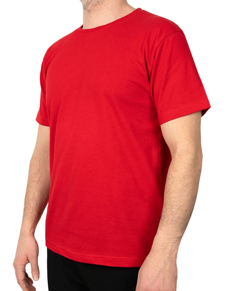 Custom - Personalized Basic T-Shirt Red - Print 70x70 cm