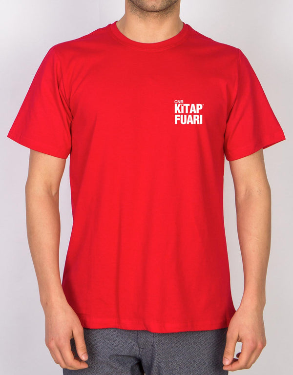 Basic T-shirt Red - Print - Pamusan.com