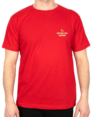 Basic T-shirt Red - Print - Pamusan.com