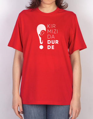 Basic T-shirt Red - Print - Pamusan.com