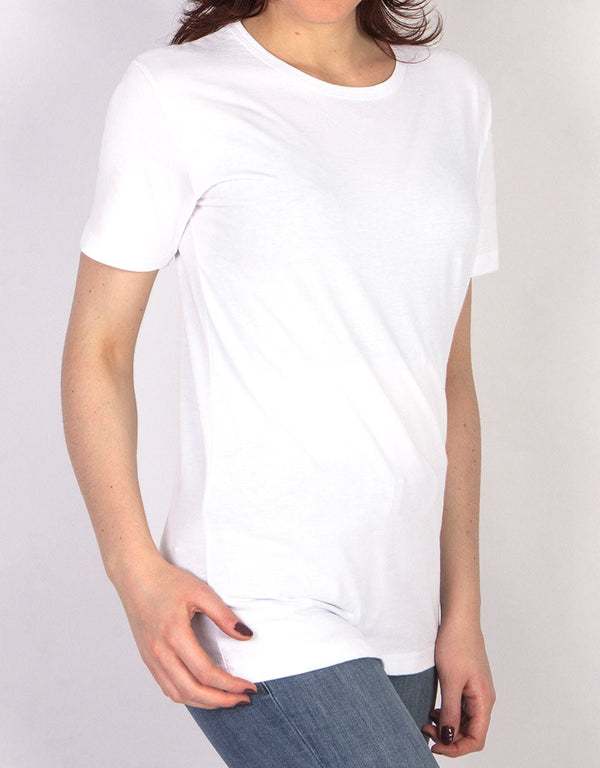 Basic T-shirt White Color 1.0 Quality - Pamusan.com