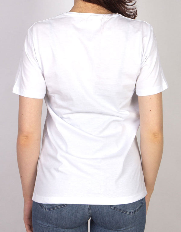 Basic T-shirt White Color 1.0 Quality - Pamusan.com
