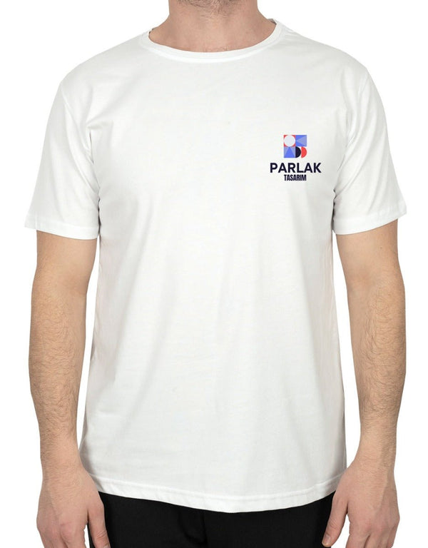 Basic T-shirt White - Print - Pamusan.com