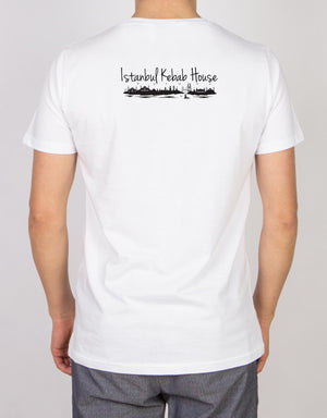 Basic T-shirt White - Print - Pamusan.com