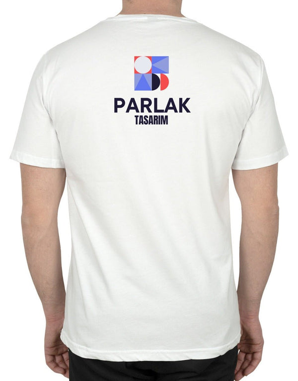 Basic T-shirt White - Print - Pamusan.com