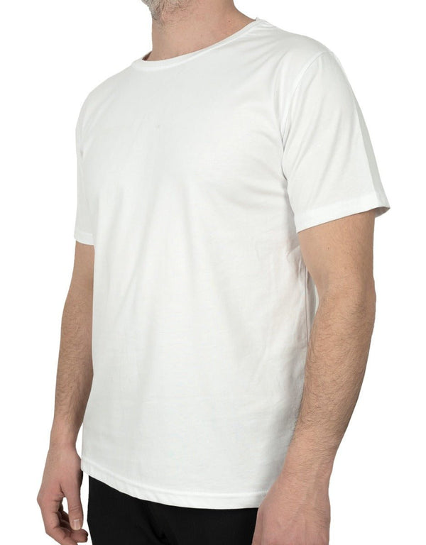 Basic T-shirt White - Print - Pamusan.com