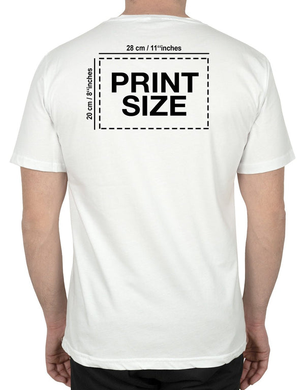 Basic T-shirt White - Print - Pamusan.com
