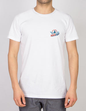 Basic T-shirt White - Print - Pamusan.com