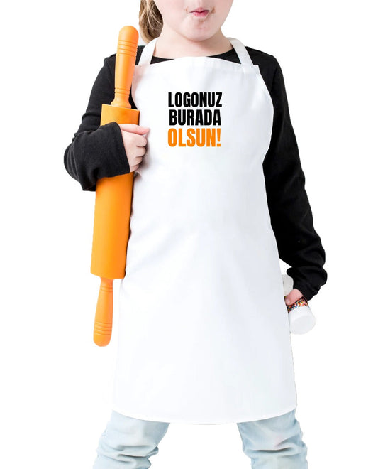 Kitchen Apron Boy - White (Customizable)