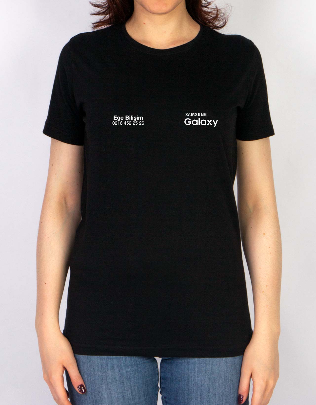 Basic T-shirt Black - Print