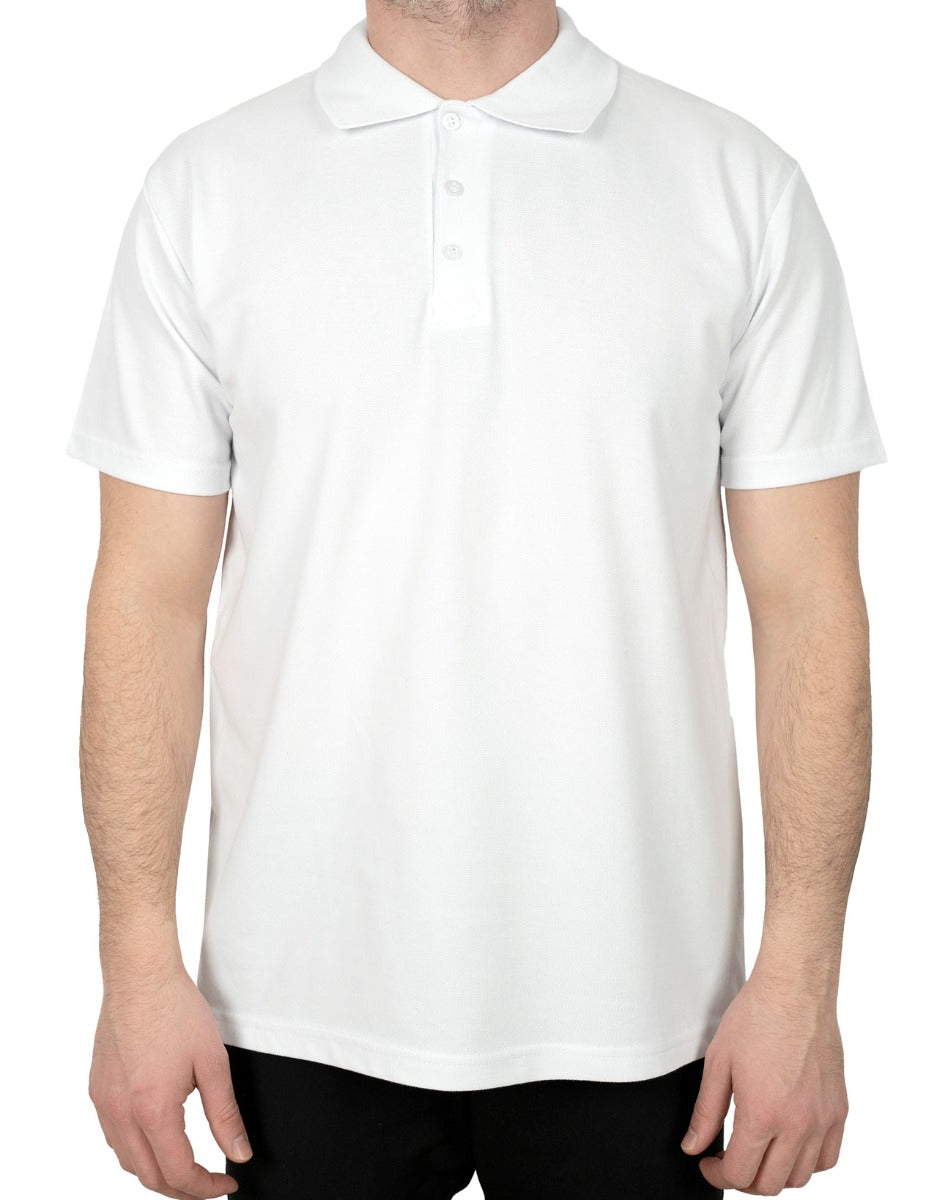 Polo Collar T-Shirt White