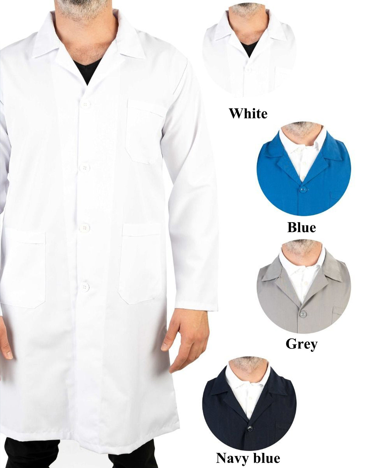 White Male Apron, Teacher Doctor Work Apron